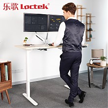 京东商城 乐歌（Loctek）E1D升降桌 人体工学站立办公桌电动升降桌站着办公电脑桌学习儿童写字桌家用现代简约书桌 1899元