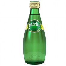 苏宁易购 巴黎水 Perrier 气泡矿泉水 玻璃瓶装 330ML*24瓶 99元包邮包税