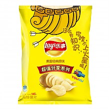 京东商城 乐事（Lay’s）薯片 休闲零食 美国经典原味 145g（新老包装随机发货） *10件 69元（合6.9元/件）