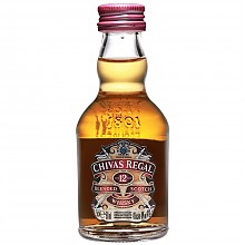 京东商城 芝华士（Chivas）洋酒 12年苏格兰威士忌 50ml *2件 19.9元（合9.95元/件）