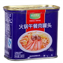 京东商城 高金食品（GOLDKINN FOODS）火锅午餐肉罐头 方便速食 四川特产 340g/罐 7.5元