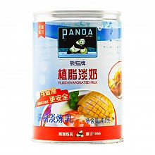 京东商城 熊猫 植脂淡奶 淡炼乳 烘焙原料 奶茶甜品 蛋挞液原料410g 7.9元