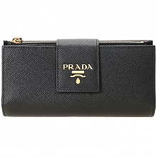 京东商城 PRADA 普拉达  女士黑色牛皮长款钱包钱夹 1ML006 QWA F0002 3069元