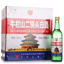 京东商城 牛栏山 二锅头 56度 750ml*6瓶整箱装 （原出口美） 169元