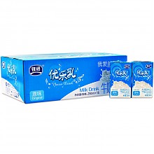 京东商城 银桥 优乐乳 原味牛奶饮品 250ml*15整箱装 18.5元