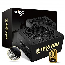 京东商城 爱国者（aigo）额定700W 电竞700全模组电源（透明镀锡模组线/金牌80Plus/全日系固态电容） 379元