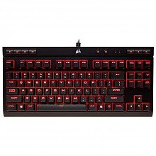 京东商城 美商海盗船 (USCorsair) K63 机械游戏键盘 红色背光 黑色 红轴 474元