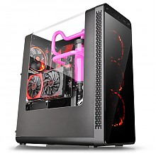 京东商城 Thermaltake 曜越 红色警戒 黑色 中塔机箱 259元