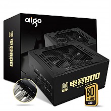 京东商城 爱国者（aigo）额定800W 电竞800全模组电源（透明镀锡模组线/金牌80Plus/全日系固态电容） 459元