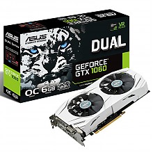 京东商城 华硕（ASUS）DUAL-GTX1060-O6G 雪豹款 显卡 2050元