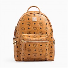 京东商城 MCM 女士棕色侧铆钉双肩背包 MMK6SVE37CO001（双重优惠） 3680元