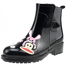 京东商城 PAUL FRANK 大嘴猴 PF1009 女士手绘雨鞋 39元（69-30）