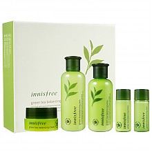 京东商城 悦诗风吟Innisfree绿茶精萃平衡护肤二重套装（柔肤水200ml+柔肤露160ml+柔肤水15ml+柔肤露15ml+面霜10ml） 200元