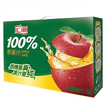 京东商城 汇源100%苹果果汁1L*6盒 便携装 69.9元