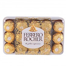 京东商城 京东海外直采 费列罗Ferrero Rocher榛子牛奶巧克力礼盒30粒 意大利进口 375g 69.9元