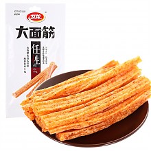 京东商城 卫龙 休闲零食 辣条 大面筋 65g/袋 2.3元，赠多力多滋 玉米片15g