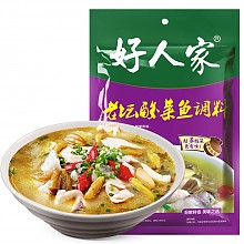 京东商城 四川特产 好人家 老坛酸菜鱼调料 350g *5件 34.5元（合6.9元/件）