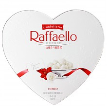 京东商城 Ferrero Raffaello费列罗拉斐尔椰蓉扁桃仁糖果巧克力礼盒10粒心形装100g 27.8元