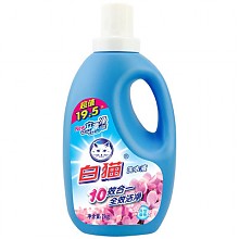 苏宁易购 Baimao 白猫 10效合一洗衣液 风信馨香型 2kg *2件 24.9元（2件5折）
