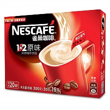 京东商城 雀巢 咖啡1+2原味速溶咖啡饮品 20条 300g*3件 54.3元 合18.1元/件