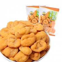 京东商城 来伊份 坚果炒货 休闲食品 蟹香豆瓣165g 3.98元