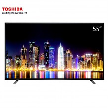 京东商城 东芝（TOSHIBA）55U67EBC 55英寸 4K超高清 智能火箭炮音响 全金属边框 纤薄液晶电视 3389元