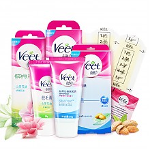 京东商城 薇婷（VEET） 山茶花油脱毛膏25g +敏感脱毛膏25g+敏感脱毛蜡纸6片 敏感肌肤适用 49元