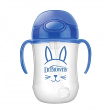 京东商城 布朗博士 DrBrown’s 儿童重力球吸管学饮杯270ml（6个月宝宝以上适用）TC91012（蓝色） *2件 88.2元（合44.1元/件）