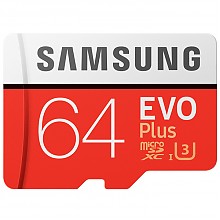 京东商城 三星（SAMSUNG）存储卡64GB 读速100MB/s UHS-3 Class10 高速TF卡（Micro SD卡）红色plus升级版+ 134元