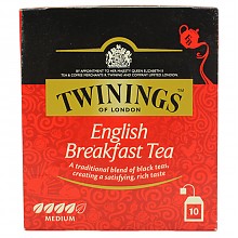 京东商城 川宁（TWININGS）波兰进口 茶叶红茶  英国川宁英式早餐红茶10袋20g 10.6元