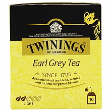 京东商城 川宁（TWININGS）波兰进口 茶叶红茶 英国川宁豪门伯爵红茶10袋20g 7元