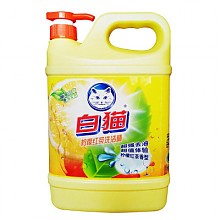 苏宁易购 Baimao 白猫 柠檬红茶洗洁精 1.5kg *2件 17.8元（2件5折）