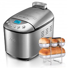 京东商城 北美电器（ACA）面包机全自动家用 双搅拌头全不锈钢AB-3SF16 599元
