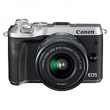 京东商城 佳能（Canon）EOS M6（15-45）微型可换镜数码相机 银色 4399元