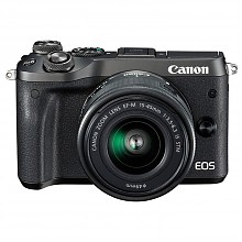 京东商城 佳能（Canon）EOS M6（15-45）微型可换镜数码相机 黑色 4399元