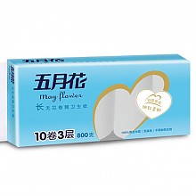 京东商城 五月花(May Flower) 卫生纸 妇婴3层80g无芯卷纸*10卷 11元