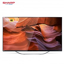 京东商城 夏普 (SHARP) LCD-70DS8008A 70英寸4K超高清 人工智能语音液晶平板电视机 8389元