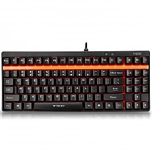 京东商城 雷柏（Rapoo） V500 游戏机械键盘  黑色 黑轴 109元