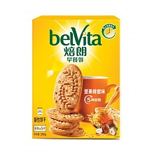 苏宁易购 BELVITA 焙朗 早餐饼 坚果蜂蜜味300g/盒 *3件 25.02元（3件6折），可用券