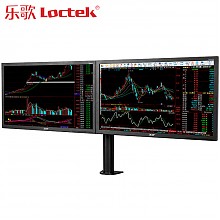 京东商城 乐歌（Loctek）D1D 双屏电脑显示器支架/桌面架/转架 (自由旋转/横竖调节) 10-30英寸黑色 199元