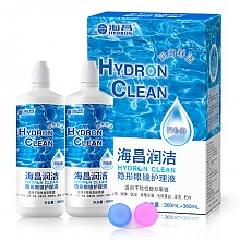 京东商城 凑单品 ：HYDRON 海昌 Clean 隐形眼镜护理液 360ml *2瓶 25元