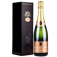京东商城 京东海外直采 法国进口红酒 乔治卡迪亚经典香槟礼盒装 750ml 198元