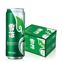 苏宁易购 雪花啤酒 清爽拉罐 500ml*12罐/箱 *5件 142.5元（合28.5元/件）
