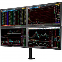 京东商城 乐歌（Loctek）D1Q 四屏电脑支架显示器支架多屏 自由旋转/横竖调节10-30英寸黑色 279元