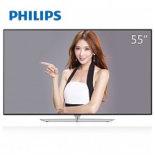 京东商城 飞利浦（PHILIPS）55PUF6650/T3 55英寸 4K护眼(舒视蓝、抗蓝光) 智能电视（黑色） 3238元