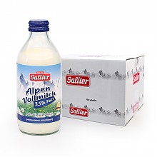 京东商城 Saliter 赛力特 阿尔卑斯全脂纯牛奶 250ml*6瓶 59元