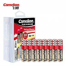 京东商城 飞狮（Camelion）5号碱性电池LR6-PBH24干电池24节装/儿童玩具/血压计/血糖仪/遥控器/挂钟/键盘电池 19.9元