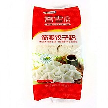 苏宁易购 香雪（XIANGXUE）筋爽饺子粉1kg/袋 面条 饺子 筋力适中 中粮出品 6元