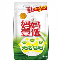 京东商城 限地区：妈妈壹选 天然皂粉 1.08kg 9.5元
