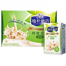 京东商城 限地区：silk 植朴磨坊 纯香豆奶原味利乐砖 250ml*16包 *2件 48元（买一赠一）